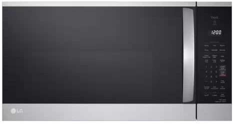 LG 1.8 cu. ft. 30 in. W Smart Over the Range Microwave Oven with EasyClean in PrintProof Stainless Steel 1000-Watt